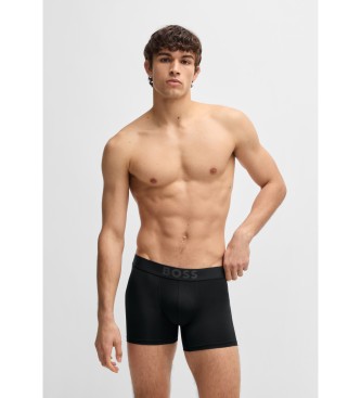 BOSS Set of 3 microfibre boxers black