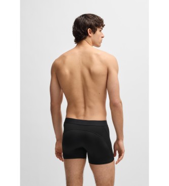 BOSS Set of 3 microfibre boxers black