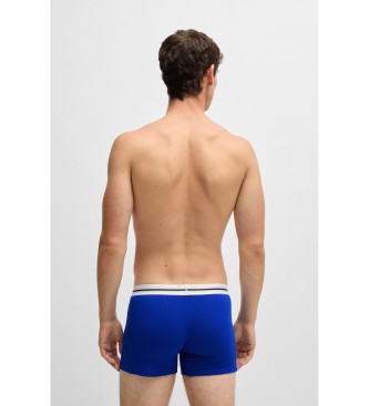 BOSS 3er-Set Boxershorts mit Logo und mehrfarbigem Streifen