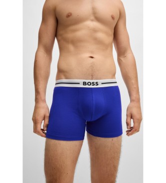 BOSS 3er-Set Boxershorts mit Logo und mehrfarbigem Streifen