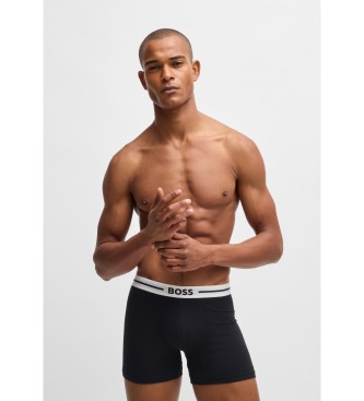 BOSS Lot de 3 boxers multicolores avec logo
