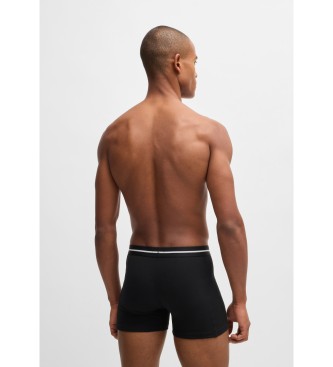 BOSS Lot de 3 boxers multicolores avec logo