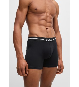 BOSS Lot de 3 boxers multicolores avec logo