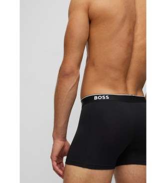 BOSS Pack 3 Boxer shorts 3P Power cinzento, preto