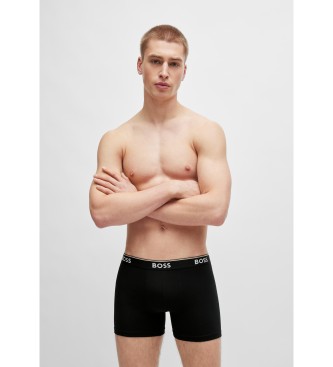 BOSS Pakke med 3 boxershorts Power brown, navy, black