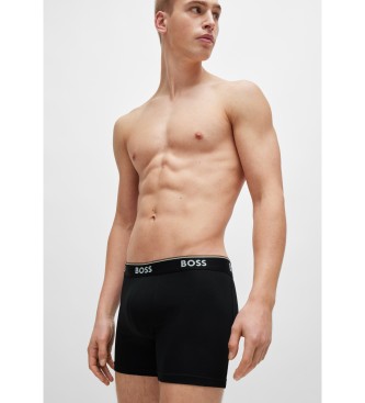 BOSS Pakke med 3 boxershorts Power brown, navy, black