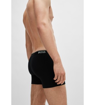 BOSS Pakke med 3 boxershorts Power brown, navy, black