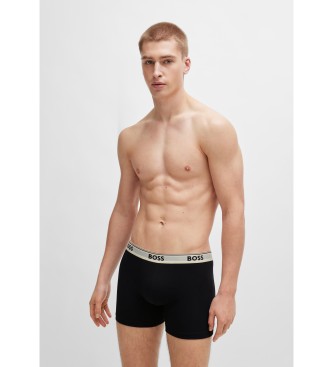 BOSS Conjunto de 3 boxers pretos