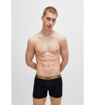 BOSS Conjunto de 3 boxers pretos