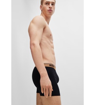 BOSS Conjunto de 3 boxers pretos