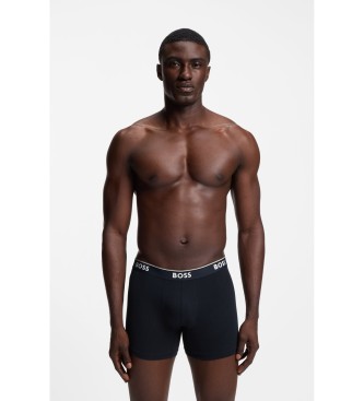 BOSS Set 3 boxers Diary bleus