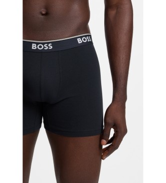 BOSS Set 3 boxers Diary bleus