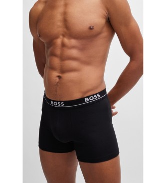 BOSS Set of 3 boxer shorts Spirit white, black, grey