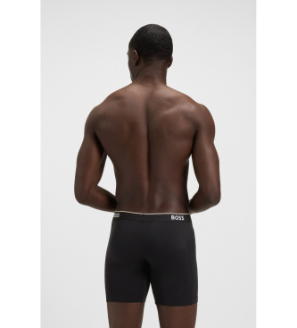 BOSS Set 3 Boxershorts Power svart