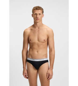 BOSS Confezione da 3 slip neri Power