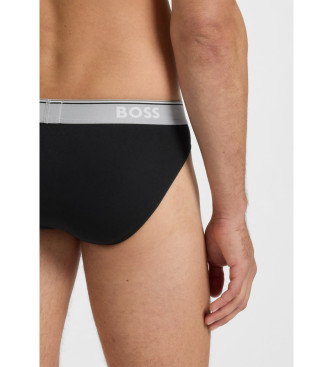 BOSS Confezione da 3 slip neri Power