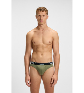 BOSS Confezione da 3 Power Slips verde, nero, grigio