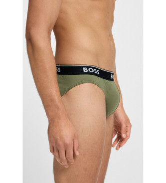 BOSS Confezione da 3 Power Slips verde, nero, grigio