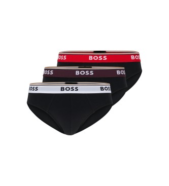 BOSS Pack 3 Slip Power negro