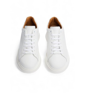 BOSS Bulton leren schoenen wit