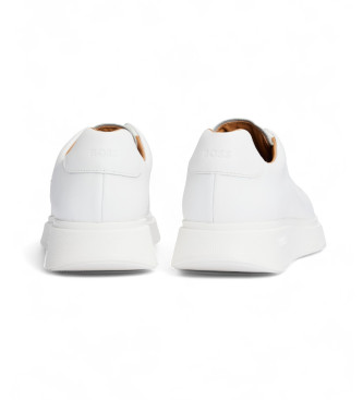 BOSS Bulton leren schoenen wit