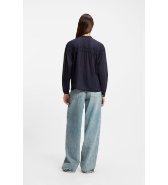 BOSS Blouse Bizzan marineblauw