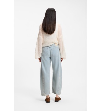 BOSS Blue Relaxed Fit Balloon Leg Jeans