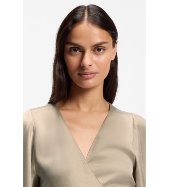 BOSS Bluse Bireni braun