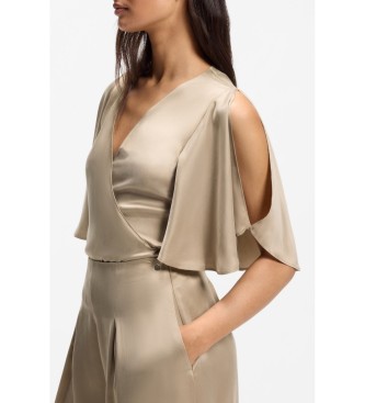 BOSS Bluse Bireni braun