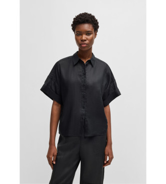 BOSS Camicia nera Bisenas