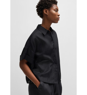 BOSS Camicia nera Bisenas