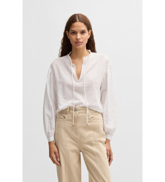 BOSS Blus Biusitta vit