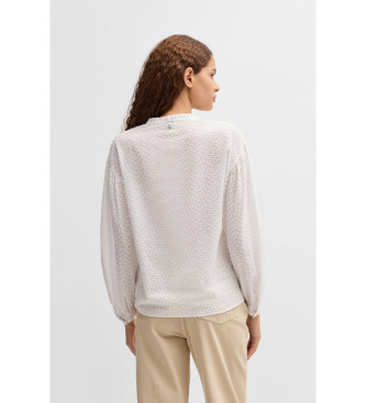 BOSS Blus Biusitta vit