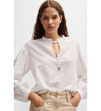 BOSS Blus Biusitta vit