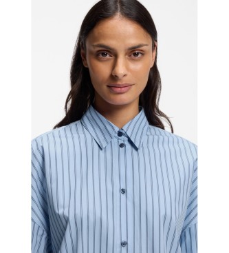 BOSS Bostatta blue shirt