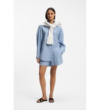 BOSS Bostatta blue shirt