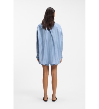 BOSS Bostatta blue shirt