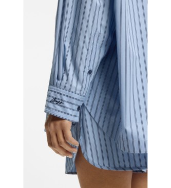 BOSS Bostatta blue shirt