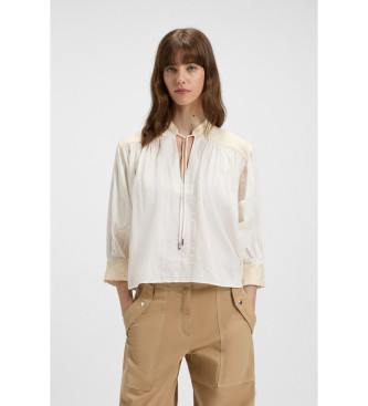 BOSS Brodes beige blouse