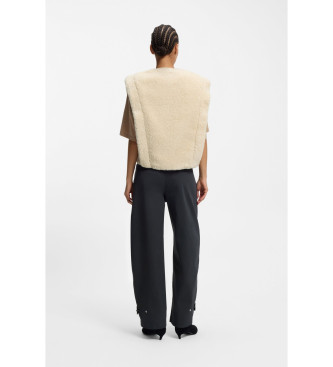 BOSS Cosila waistcoat beige