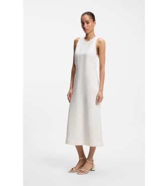 BOSS Vestido Delinna blanco