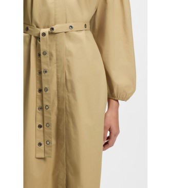 BOSS Vestido Dellys marr�n