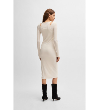 BOSS Ecna beige kjole