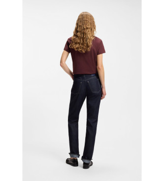 BOSS Elove majica bordo barve