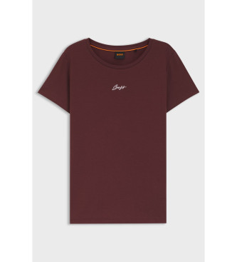BOSS Elove majica bordo barve