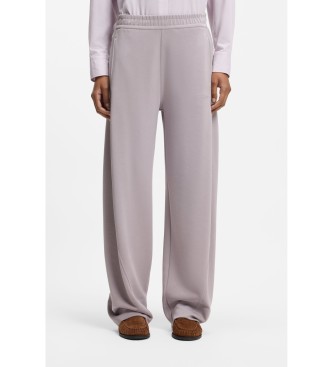 BOSS Cal�as de fato de treino em forma de bal�o com log�tipo lil�s bordado