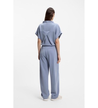 BOSS Pantaloni aderenti blu a palloncino