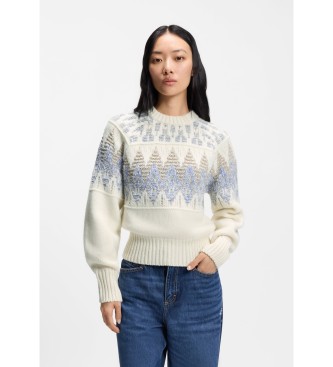 BOSS Farombo tr�ja off-white