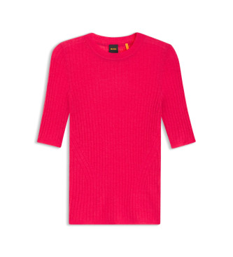 BOSS Majica Fennina roza