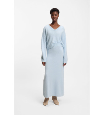 BOSS Skirt Fici light blue